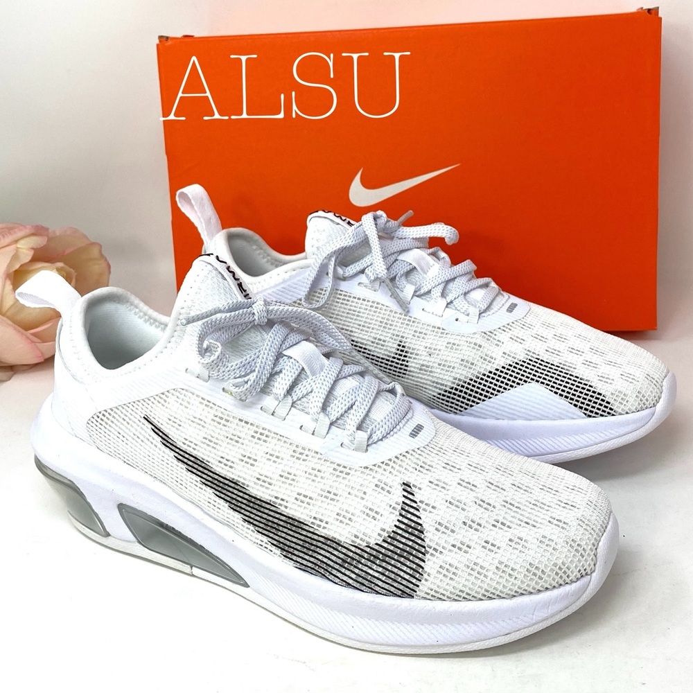 Nike Air Max Fly White Black Mtlc Silver W AUTHENT - Picture 6 of 8
